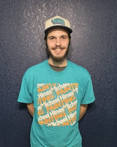 Kaden, a painter on the Michael Hines Painting crew